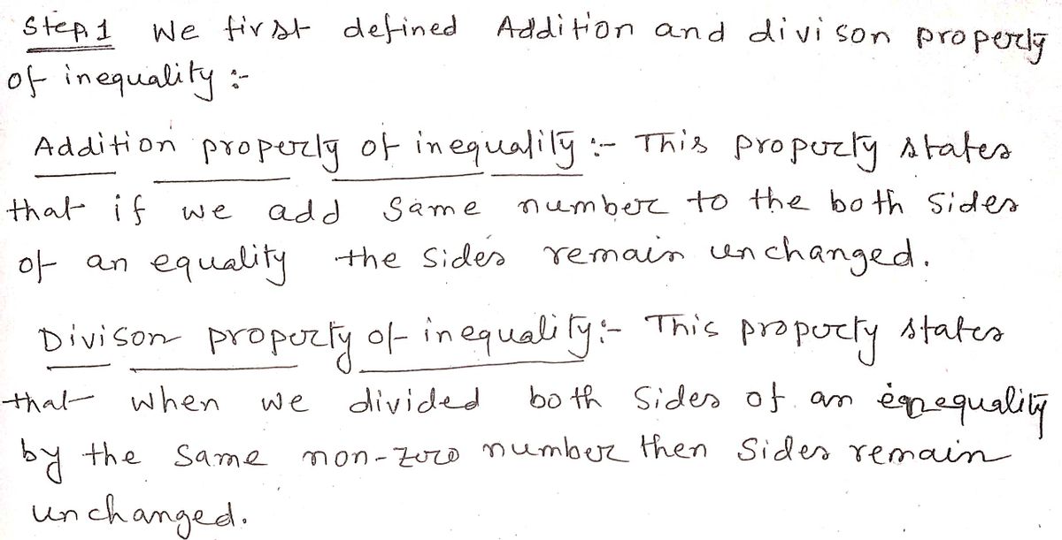 Algebra homework question answer, step 1, image 1